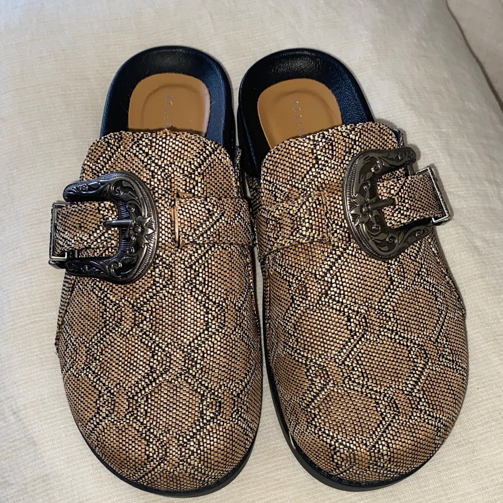 Azalea Wang Slip-On Loafers with Buckle